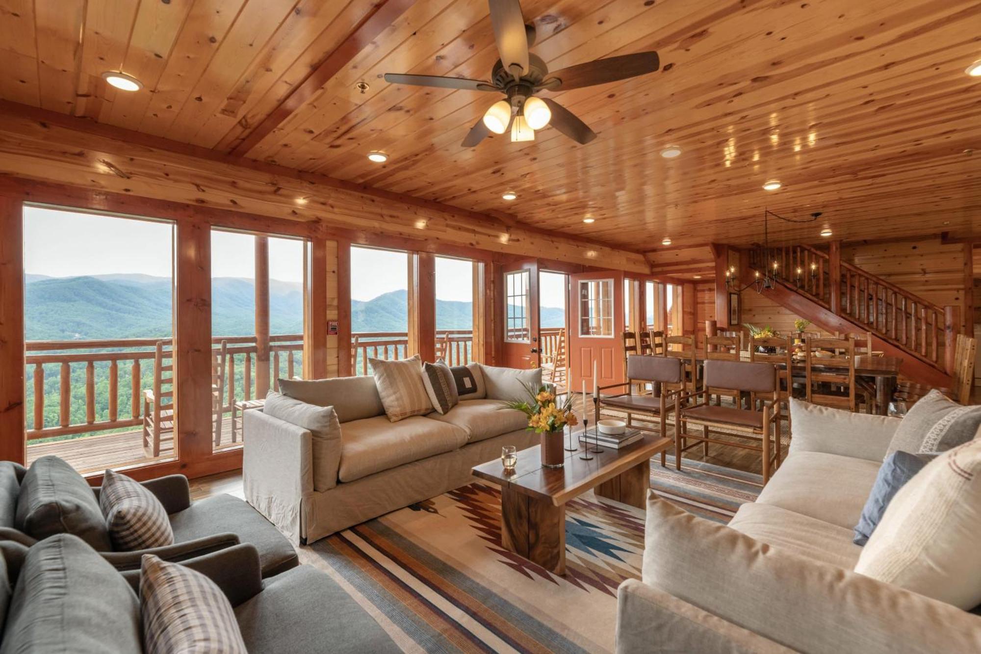 Sugarland By Avantstay Sleeps 28 Home Theatre Two Hot Tubs Indoor Pool Incredible Views 비둘기 포지 외부 사진
