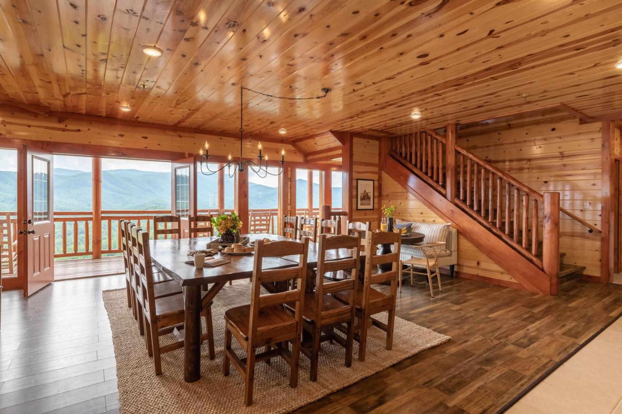 Sugarland By Avantstay Sleeps 28 Home Theatre Two Hot Tubs Indoor Pool Incredible Views 비둘기 포지 외부 사진