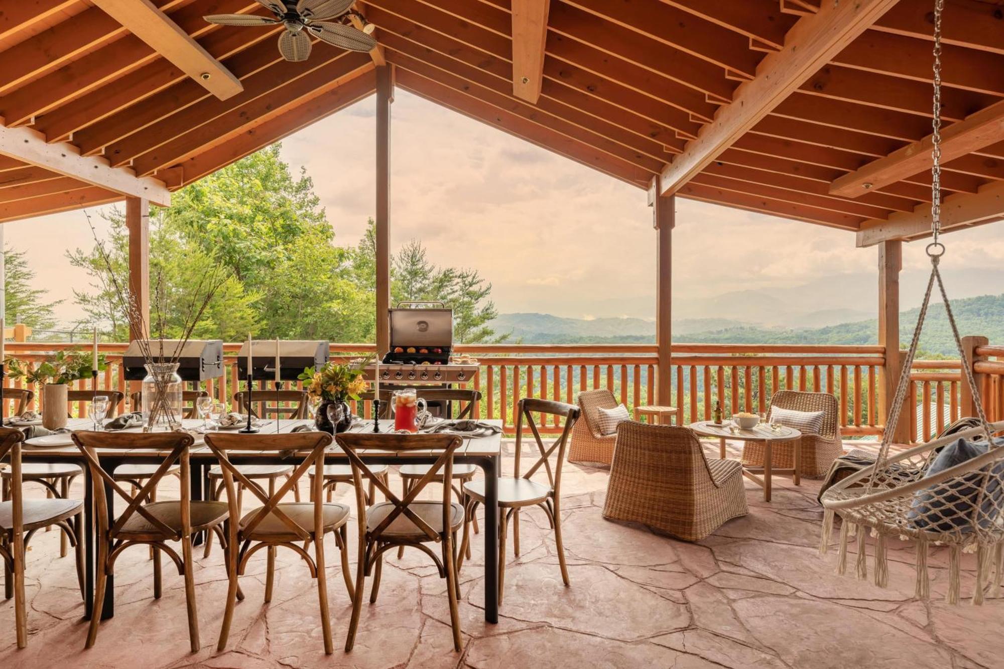 Sugarland By Avantstay Sleeps 28 Home Theatre Two Hot Tubs Indoor Pool Incredible Views 비둘기 포지 외부 사진