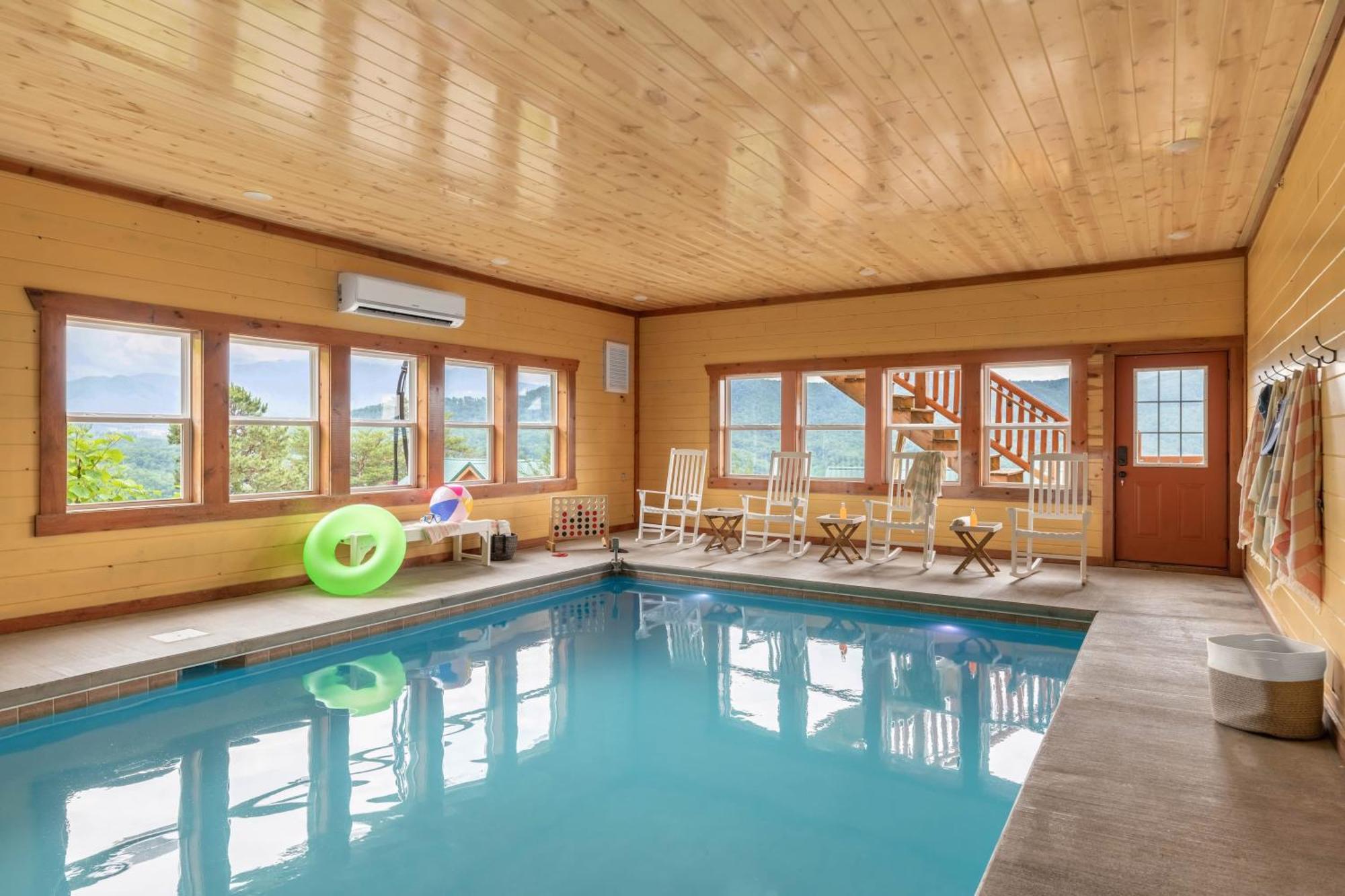 Sugarland By Avantstay Sleeps 28 Home Theatre Two Hot Tubs Indoor Pool Incredible Views 비둘기 포지 외부 사진